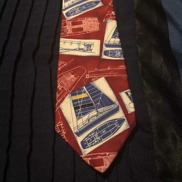 Silk Tie by Chaps by Ralph Lauren - Picture 1 of 2